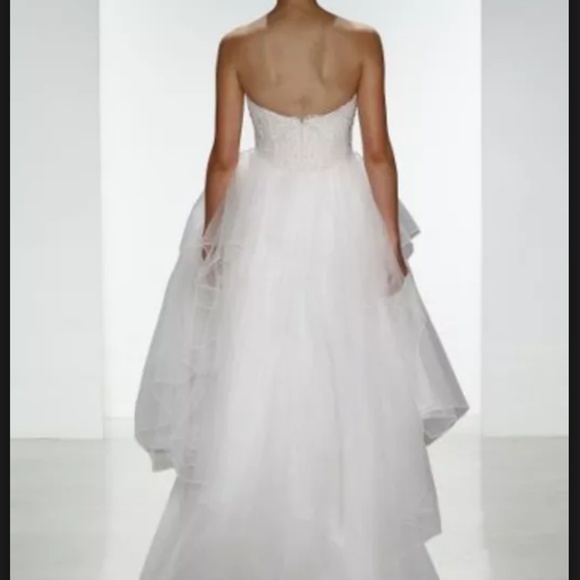 Christos Strapless Wedding Gown - Picture 3 of 8